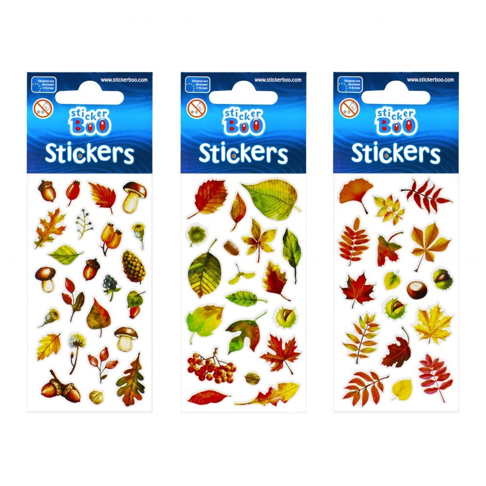 ADHESIVOS 7X18 CM OTOÑO 2 ADHESIVO BOO 498841 STICKERBOO-ADHESIVOS